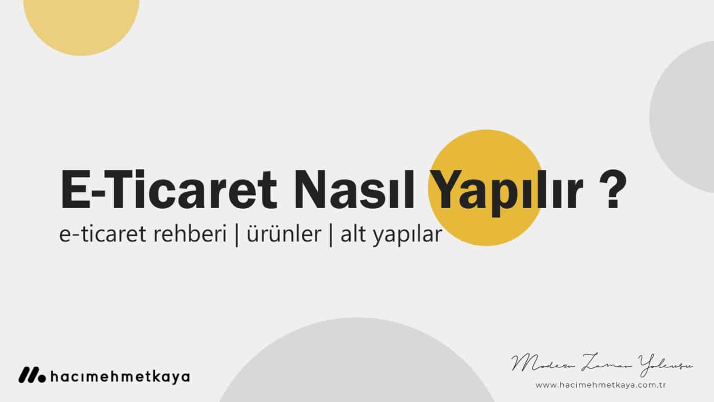 e-ticaret-nasıl-yapılır