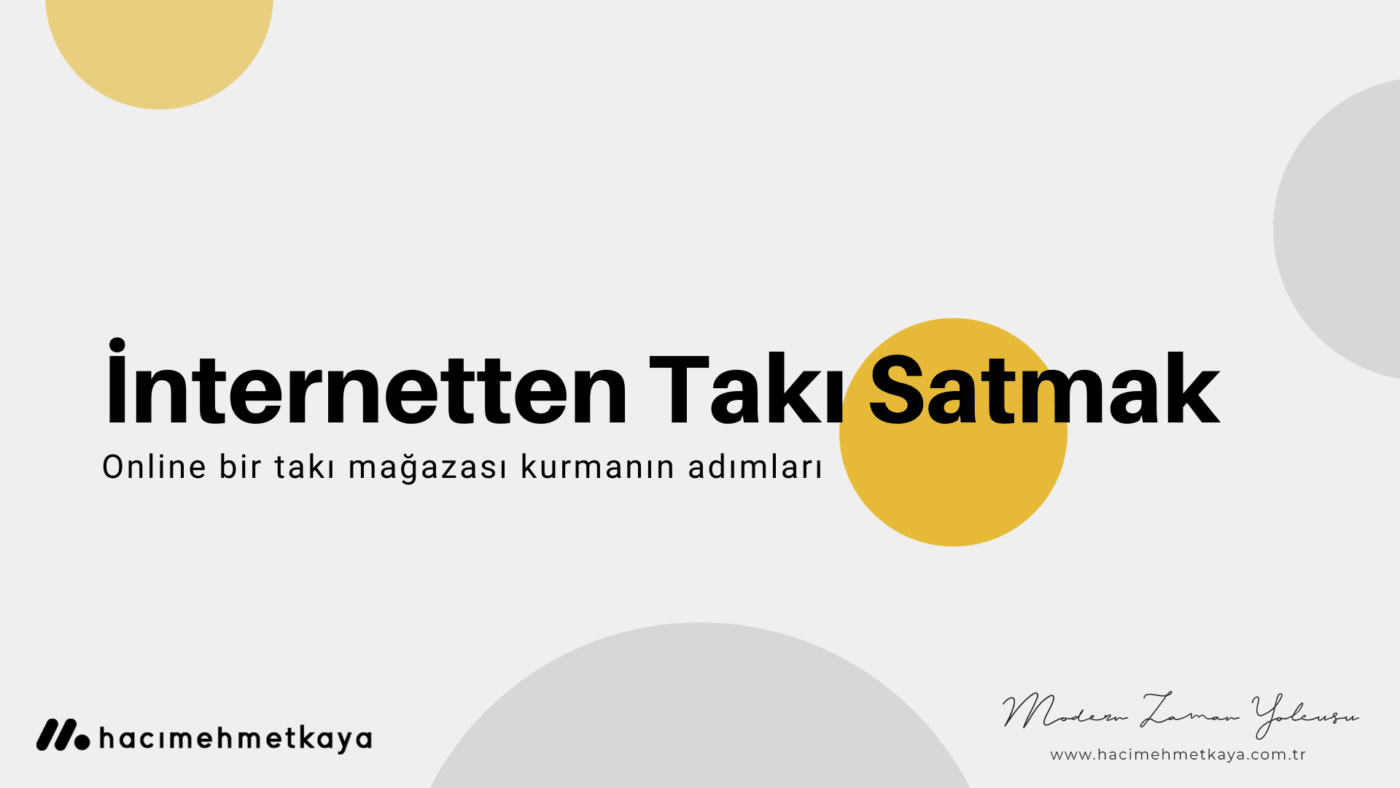internetten takı satmak