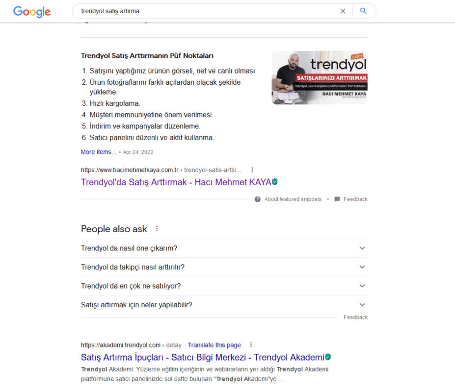 Google Snippet Öne Çıkma Rehberi