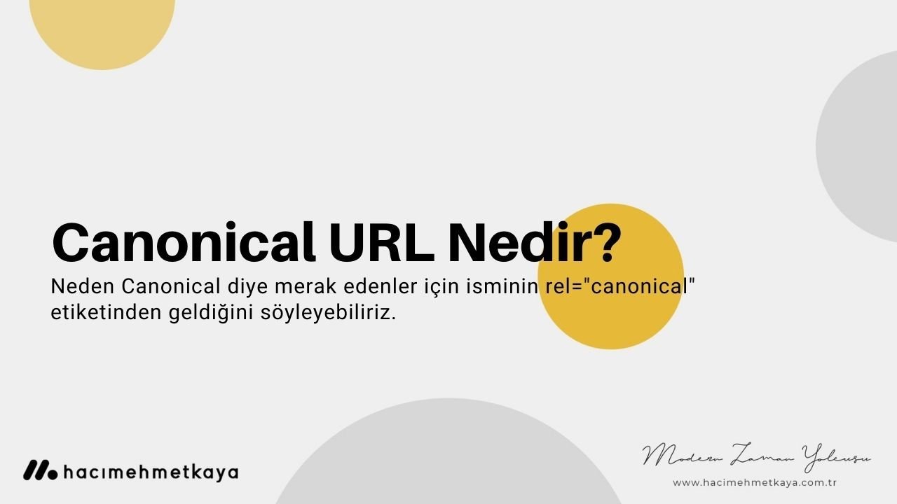 Canonical URL Nedir