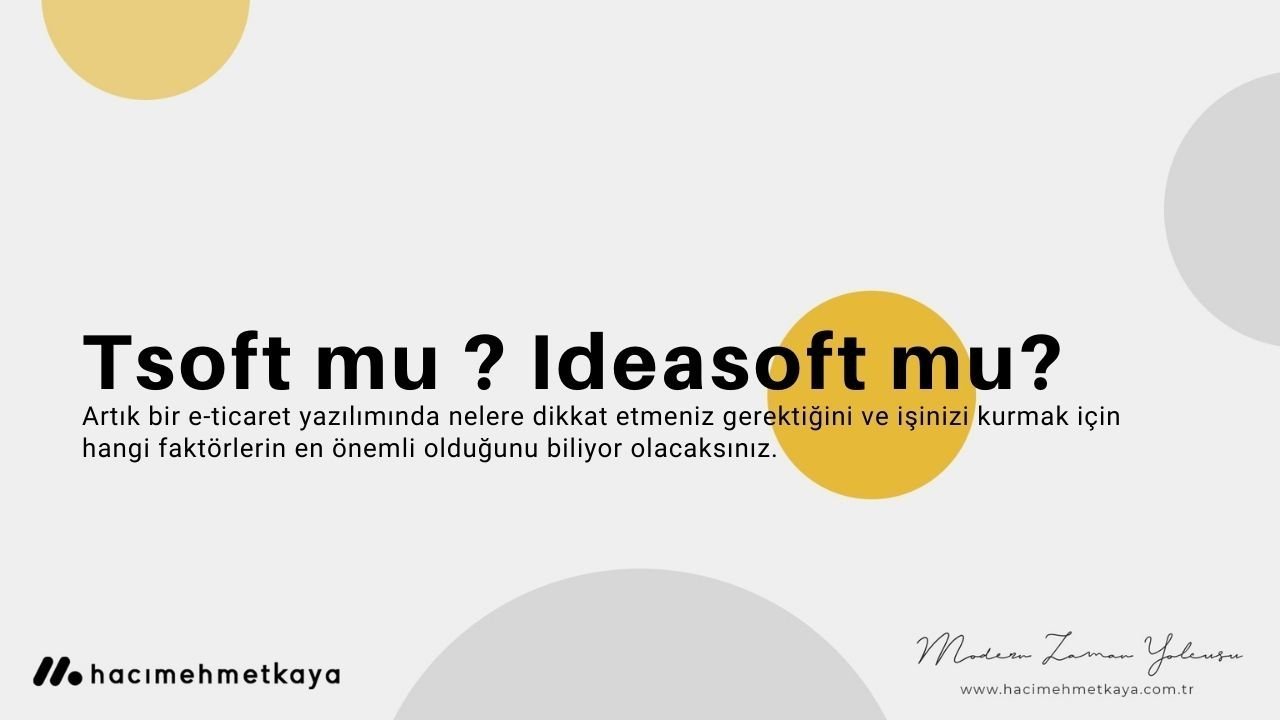 Tsoft mu Ideasoft mu